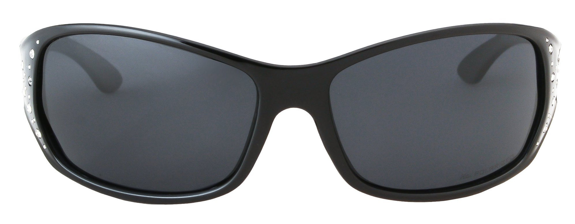 Second image: Polarized Sunglasses for Women – Midnight Black Frame – Dark Smoke Lens – HZ Series Elettra – Women’s Premium Designer Fashion Sunglasses