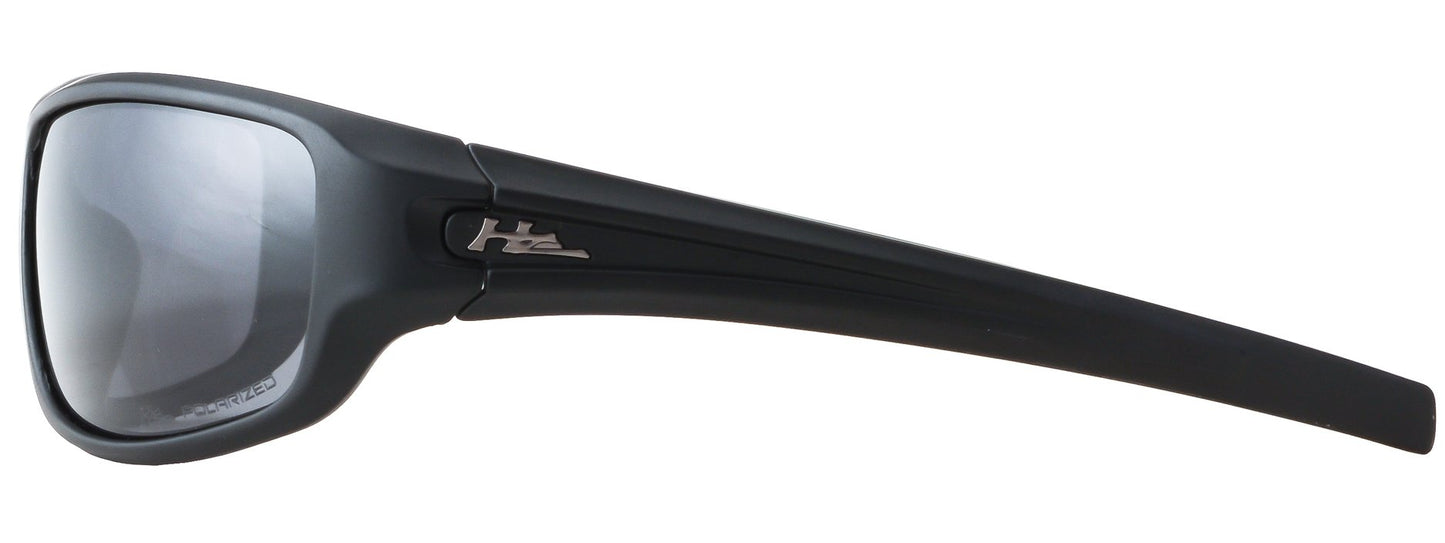 Third image: HZ Series Arkana - Premium Polarized Sunglasses by Hornz - Matte Black Frame - Dark Smoke Lens