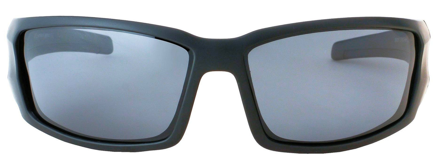 Second image: Polarized Sunglasses for Men - Premium Sport Sunglasses - HZ Series Aquabull - Black Frame - Dark Smoke Lens