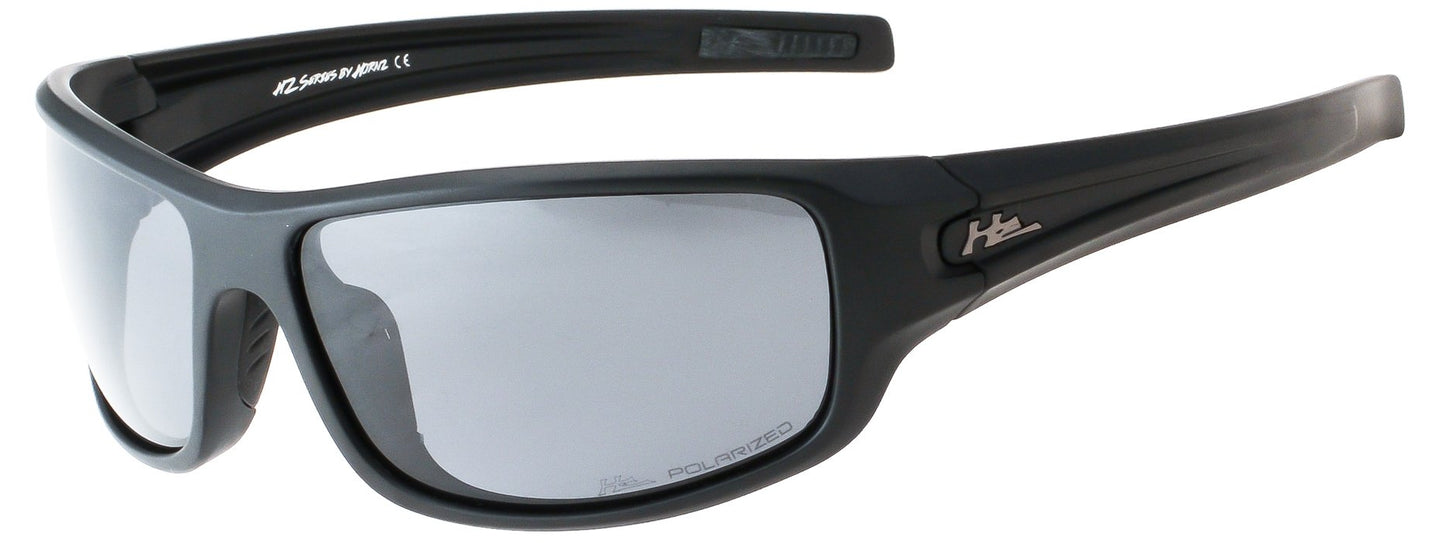 Main image: HZ Series Arkana - Premium Polarized Sunglasses by Hornz - Matte Black Frame - Dark Smoke Lens